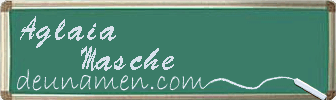 Aglaia Masche Visitenkarte